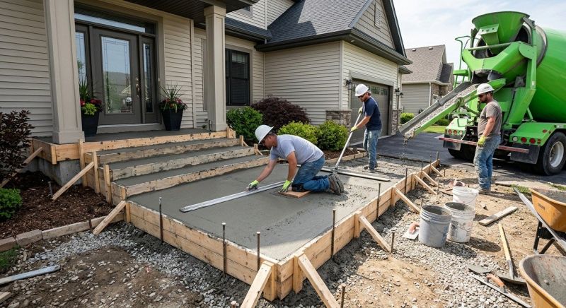 Yard Concrete Installation Service