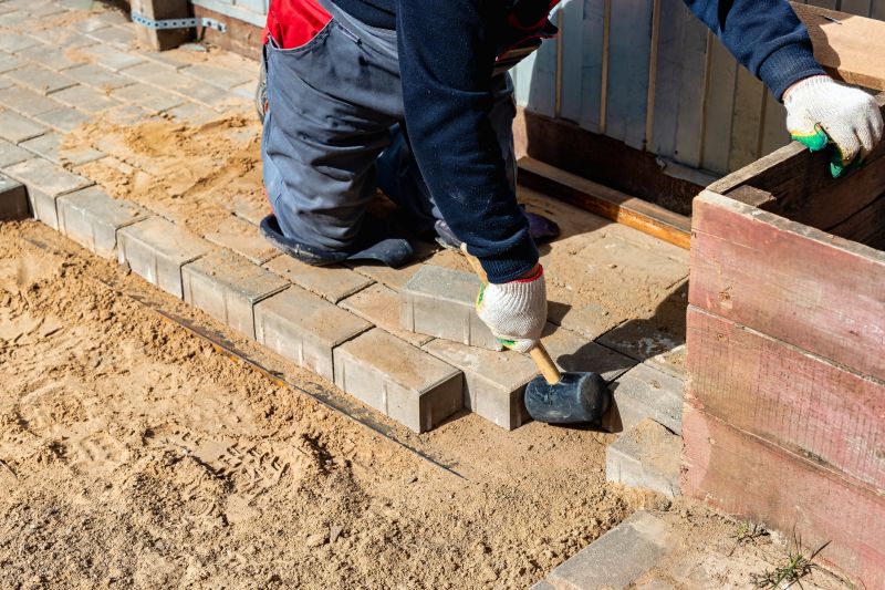 Brick Hardscape Construction in Worcester, MA