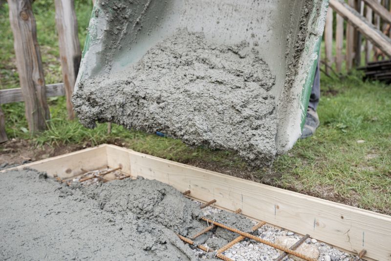 Yard Concrete Installation detail